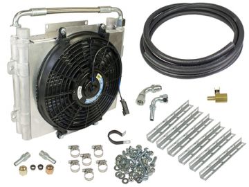 Xtrude Double Stacked Transmission Cooler Kit - Universial 1/2in Tubing