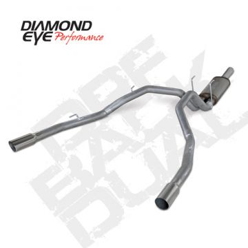 Diamond Eye DPF Back Stainless Steel Kit Dual 3"
