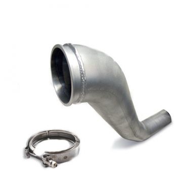Diamond Eye 4" HX40 Downpipe With V-Band Clamp