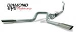 Diamond Eye Cat-Back Aluminized Kit With Muffler Replacement Pipe Dual 4