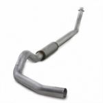 Diamond Eye Turbo Back Aluminized Kit With HX40 Downpipe Single 5