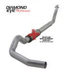 Diamond Eye Turbo Back Aluminized Kit With Muffler Replacement Pipe Single 5