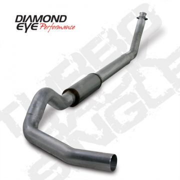 Diamond Eye Turbo Back Stainless Steel Kit Single 5"