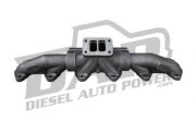 DAP Assembled -Piece T3 Exhaust Manifold Pyro Tapped With Gaskets - 12VT3M