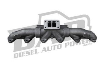 DAP Assembled -Piece T3 Exhaust Manifold Pyro Tapped With Gaskets - 12VT3M