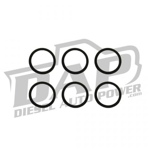 DAP Set Of 6 O-Rings For Crossover Fuel Connector Tubes - 1998.5-2002 Dodge 5.9L Cummins