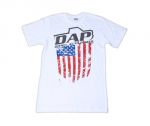 DAP Women's American Flag White T-Shirt - 1003000
