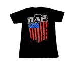 DAP Women's American Flag Black T-Shirt - 1003001