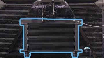 Allison Transmission Cooler (orange clips)