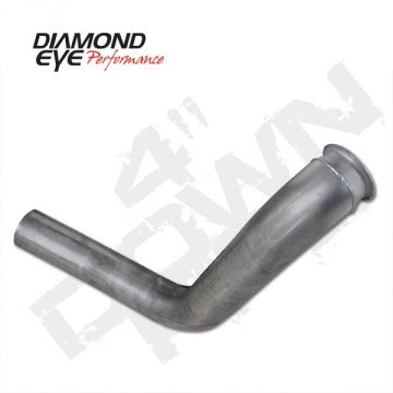 Diamond Eye Aluminized Downpipe Kit 4"