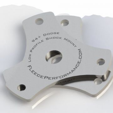 Low Profile Shock Mounts - 94-16 Dodge 2500 and 3500