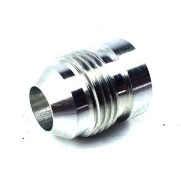 -8AN Aluminum Male Weld Bung (1/2" Register, 3/4" OD)