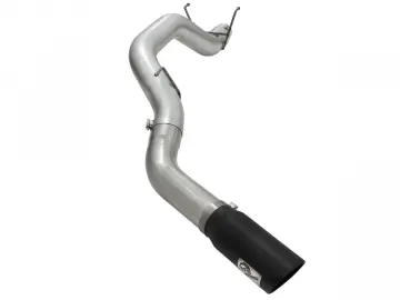 DPF back 5 Mach force XP exhaust 13-18 dodge 6.7L with black tip