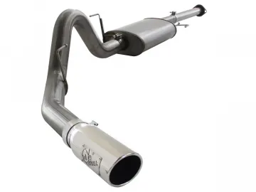 Cat back Mach force XP 3-1/2 ford F-150 11-14 3.5L exhaust system polished tip