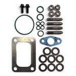 Turbo Gasket Kit with sealing washers, Studs, and Nuts for Holset HE300VG, HE351VE
