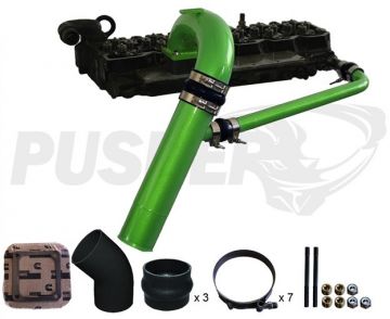 Pusher 3.5" MEGA Intake System with Cross-Air