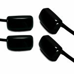 GMC and Chevy Dually Fender Lenses (4-Piece Set) w/ 2 Red LED Lights and 2 Amber LED Lights - Smoked