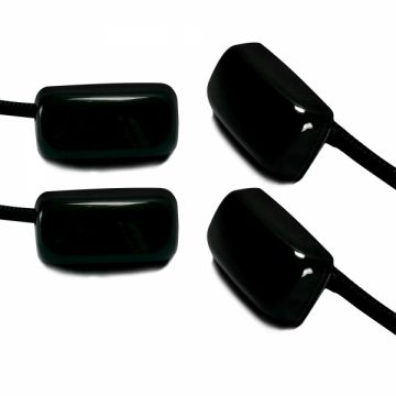 GMC and Chevy Dually Fender Lenses (4-Piece Set) w/ 2 Red LED Lights and 2 Amber LED Lights - Smoked