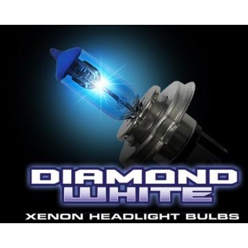 Headlight Bulbs in Diamond White H1 12V 55W (4,600 KELVIN)