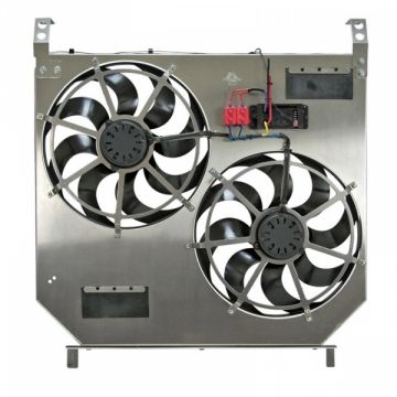 Flex-A-Lite Direct-Fit Dual Electric Fans With Variable Controller