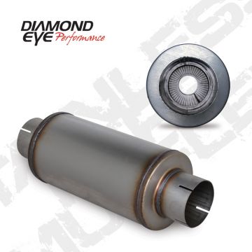 Diamond Eye 4" Stainless Steel Muffler