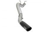 ATLAS 4 IN Aluminized Steel DPF-Back Exhaust System w/Black Tip