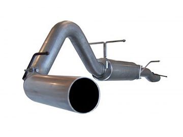 Large Bore-HD 4 IN 409 Stainless Steel Cat-Back Exhaust System w/ Muffler & No Tip