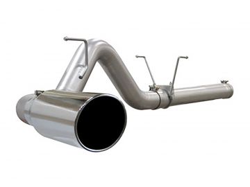 Large Bore-HD 4in 409 Stainless Steel DPF-Back Exhaust System