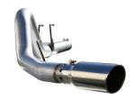 Large Bore-HD 4in 409 Stainless Steel DPF-Back Exhaust System