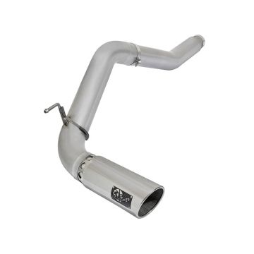 Large Bore-HD 5" DPF-Back Stainless Steel Exhaust System w/ Tip