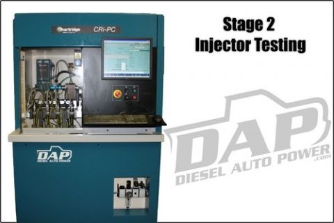 DAP COMMON RAIL INJECTOR TESTING STAGE 2