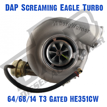DAP Screaming Eagle SXE FMW 3rd Gen Fit 64/68/14 T3 Gated HE351CW 4.4"