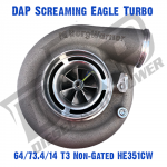 DAP Screaming Eagle SXE FMW 3rd Gen Fit 64/73.4/14 T3 Non-Gated HE351CW 4.4