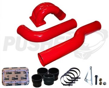 Pusher 3.5" MEGA Intake System with Passenger Side Intercooler Tube