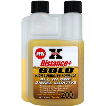 Rev-X Distance+ Gold High Lubricity Formula Fuel Additive 8FL OZ