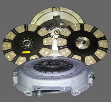 Valair 12.25" x 1.375" Dual Disc Performance Replacement Clutch 650HP 1300FT LB (Ceramic) NMU73ZF6DD
