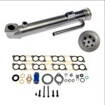 Round Finned High Flow Stock Replacement EGR Cooler