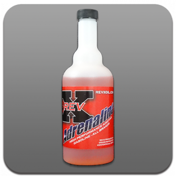 Rev-X Adrenaline Gasoline Additive 8 oz Bottle