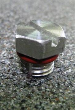 MA Aluminum Fuel FIlter  Head Bleeder Screw