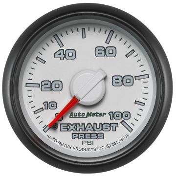 Auto Meter 8526 Factory Matched Exhaust Pressure Gauge 0-100 PSI