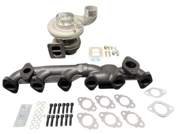 DAP G4 S300 Billet SXE 64-73 .91AR Non-VGT Replacement Turbo With 6.7L T4 Manifold Kit S364