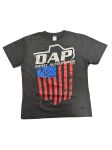 DAP Women's Large American Flag Shirt