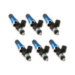 Injector Dynamics ID1300x, 90-96 300ZX TT. 11mm Blue Adapter Tops (6), Top Feed