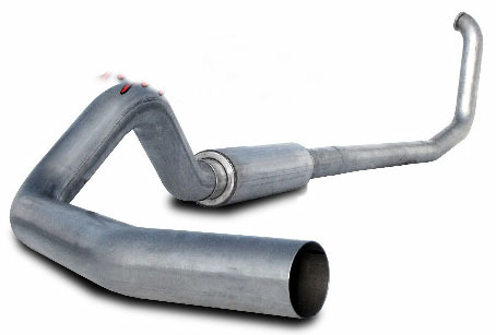 Dieselr Aluminized Turbo Back Exhaust Single | Ford 7.3L F250/F350 Powerstroke (1999-2003)