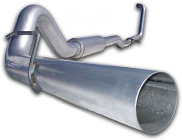 MBRP 4" Turbo Back, Single Side (Stock Cat) Exit, Aluminum L