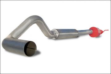 MBRP 4" Cat Back, Single Side (Stock Cat) Exit, Aluminum L