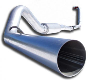 MBRP 4" Turbo Back, Single Side (Stock Cat) Exit, Aluminum L