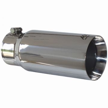 MBRP Exhaust Tail Pipe Tip 5" O.D. Dual Wall Straight 4" Inlet 12" Length T304 Stainless