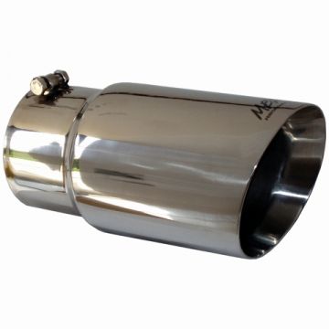 MBRP 6" Tip Dual Wall Angled 5" Inlet 12" Length Bolt-On T304 Stanless