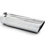 MBRP 5" Tip Angled Rolled End 4" Inlet 18" Length Bolt-On T304 Stanless